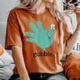 Turkey Gobble Glove Thanksgivin Nurse Medical Thankful Nurse Women's Oversized Comfort T-shirt Yam