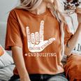 Unity Day Orange End Bullying Choose Kindness And Be Kind Women's Oversized Comfort T-shirt Yam