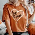 Unity Day Orange Heart Be Kind Anti Bullying Women's Oversized Comfort T-shirt Yam