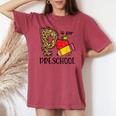 Back To School P Is For Preschool First Day Of School Women Oversized Comfort T-shirt Chalky Mint