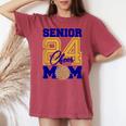 Senior Cheer Mom 2024 Cheerleader Parent Class Of 2024 Women's Oversized Comfort T-shirt Chalky Mint