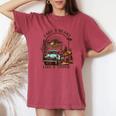 I Got A Heart Like A Truck Cowgirl Western Sunset Women Girl Women's Oversized Comfort T-shirt Crimson
