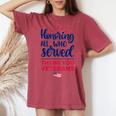 Honoring All Who Served Thank You Veterans Day Women Women's Oversized Comfort T-shirt Crimson