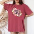 Kindness Is So Gangster Be Kind Inspirational Motivation Women's Oversized Comfort T-shirt Crimson