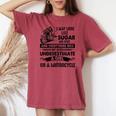 Never Underestimate A Girl On A Motorcycle Biker Motorcycle Women's Oversized Comfort T-shirt Crimson