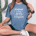 Red Kindness Kindness Is Free Sprinkle It Be Kind Women's Oversized Comfort T-shirt Blue Jean