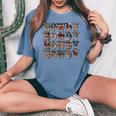 Vintage Howdy Rodeo Western Country Southern Cowgirl Cowboy Women's Oversized Comfort T-shirt Blue Jean