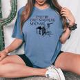 Theyre Only Noodles Michael Funny Women Oversized Comfort T-shirt Blue Jean
