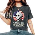 4Th July George Washington England Funny Patriotic Men Women Women's Oversized Graphic Print Comfort T-shirt Pepper