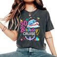 50Th Birthday Cruise 50 Years Old Birthday Cruising Crew Women's Oversized Comfort T-Shirt Pepper