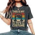 My 70S Costume 70 Styles 70'S Disco 1970S Party Outfit Women's Oversized Comfort T-Shirt Pepper
