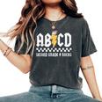 Abcd Second Grade Rocks Pencil Lightning Back To School 2023 Women's Oversized Comfort T-Shirt Pepper