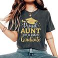 Aunt Senior 2024 Proud Aunt Of A Class Of 2024 Graduate Women's Oversized Comfort T-shirt Pepper