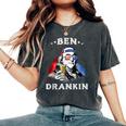Ben Drankin 4Th Of July Usa Flag For Men Women Women's Oversized Comfort T-shirt Pepper