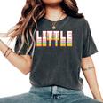 Big Little Sorority Sister Reveal Week Women's Oversized Comfort T-Shirt Pepper