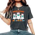 Boo Boo Crew For Dermatology Nurse Halloween Scrub Women's Oversized Comfort T-Shirt Pepper