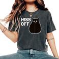 Hiss Off Women's Oversized Comfort T-Shirt Pepper