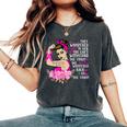 I'm The Storm Strong Breast Cancer Warrior Pink Ribbon Women's Oversized Comfort T-Shirt Pepper