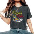 Be A Kind Sole Autism Awareness Puzzle Shoes Be Kind Women's Oversized Comfort T-shirt Pepper