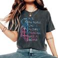 Not Fragile Like A Flower Fragile Like A Bomb Feminist Women's Oversized Comfort T-Shirt Pepper