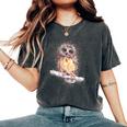Owl Lover Owl Art Owl Women's Oversized Comfort T-Shirt Pepper