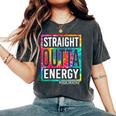 Paraprofessional Straight Outta Energy Teacher End Of Year Women's Oversized Comfort T-shirt Pepper