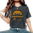 Retro Halloween Costume Scary Spooky Horror Spooky Squad Halloween Costume Women's Oversized Comfort T-Shirt Pepper