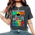 Im A Super Proud Mom Of A 2023 Prek Graduate Dinosaur Women's Oversized Comfort T-shirt Pepper