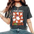 Team Sped Boo Crew Special Educator Spooky Ghost Iep Teacher Women's Oversized Comfort T-Shirt Pepper