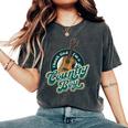 Thank God Im A Countryboy Country Music Hat Cowgirl Band Women's Oversized Comfort T-shirt Pepper