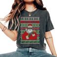 All I Want Is Guns Ugly Christmas Sweater Hunting Military Women's Oversized Comfort T-Shirt Pepper