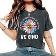 World Be Kind Transgender Daisy Peace Hippie Trans Lgbt Women's Oversized Comfort T-shirt Pepper