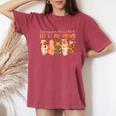 Nicu Nurse Halloween Cutest Pumpkins Mother Baby Nurse Fall Women's Oversized Comfort T-Shirt Blue Jean
