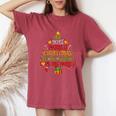 Our 2023 Matching Family Christmas Love My Family Christmas Women's Oversized Comfort T-Shirt Crimson