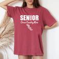 2024 Senior Cross Country Mom Class Of 2024 Parent Helper Women's Oversized Comfort T-Shirt Crimson