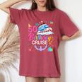 50Th Birthday Cruise 50 Years Old Birthday Cruising Crew Women's Oversized Comfort T-Shirt Crimson