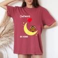 Always Be Kind Owl Heart Moon Women's Oversized Comfort T-shirt Crimson