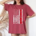 American Flag Army Mom Army Mother Women's Oversized Comfort T-Shirt Crimson