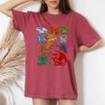 Awesome Dragon Lovers Types Of Dragons Boys Girls Women's Oversized Comfort T-Shirt Crimson