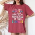 Behavior Therapist Fun And Games Behavior Analyst Therapist Women Oversized Print Comfort T-shirt Crimson