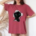 Cat Lover Cat Cat Art Cat Owner Women's Oversized Comfort T-Shirt Crimson