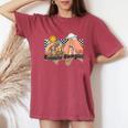 Cosmic Space Desert Cowgirl Women's Oversized Comfort T-shirt Crimson