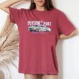 Custom By Paint Made In Bellflower Women's Oversized Comfort T-Shirt Crimson