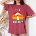 Funguy Mushroom Fungi Joke Pun Mushroom Pickers Women's Oversized Comfort T-Shirt Crimson