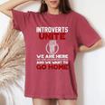 Isfj Introverts Unite Anti Social For Women Women's Oversized Comfort T-Shirt Crimson