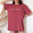 In My Mom Era Lover Groovy Retro Mother's Day Women's Oversized Comfort T-Shirt Crimson