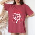Wine Tasting Team Wine Tasting Team Captain Women's Oversized Comfort T-Shirt Crimson