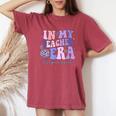 Groovy In My Teacher Era First Grade Version Teacher School Women's Oversized Comfort T-Shirt Crimson