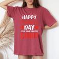 Happy From Your Favorite Child Mothers Women's Oversized Comfort T-shirt Crimson