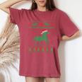 Horse Ugly Christmas Sweater Women's Oversized Comfort T-Shirt Crimson